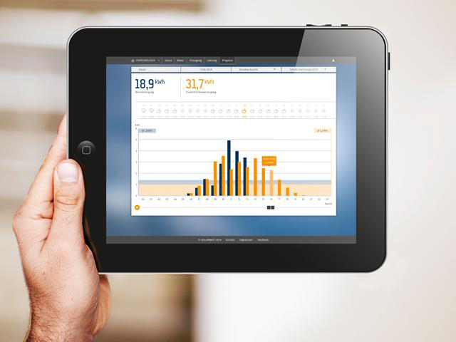 Solarwatt Energy Manager: Een compleet systeem voor een uiterst gemakkelijke aansturing en optimaal gebruik van de eigen stroom. Maakt de energieopbrengst en het verbruik inzichtelijk, zodat inkoop van stroom tot een minimum beperkt worden. Solarwatt Energy Manager: Een compleet systeem voor een uiterst gemakkelijke aansturing en optimaal gebruik van de eigen stroom. Maakt de energieopbrengst en het verbruik inzichtelijk, zodat inkoop van stroom tot een minimum beperkt worden.