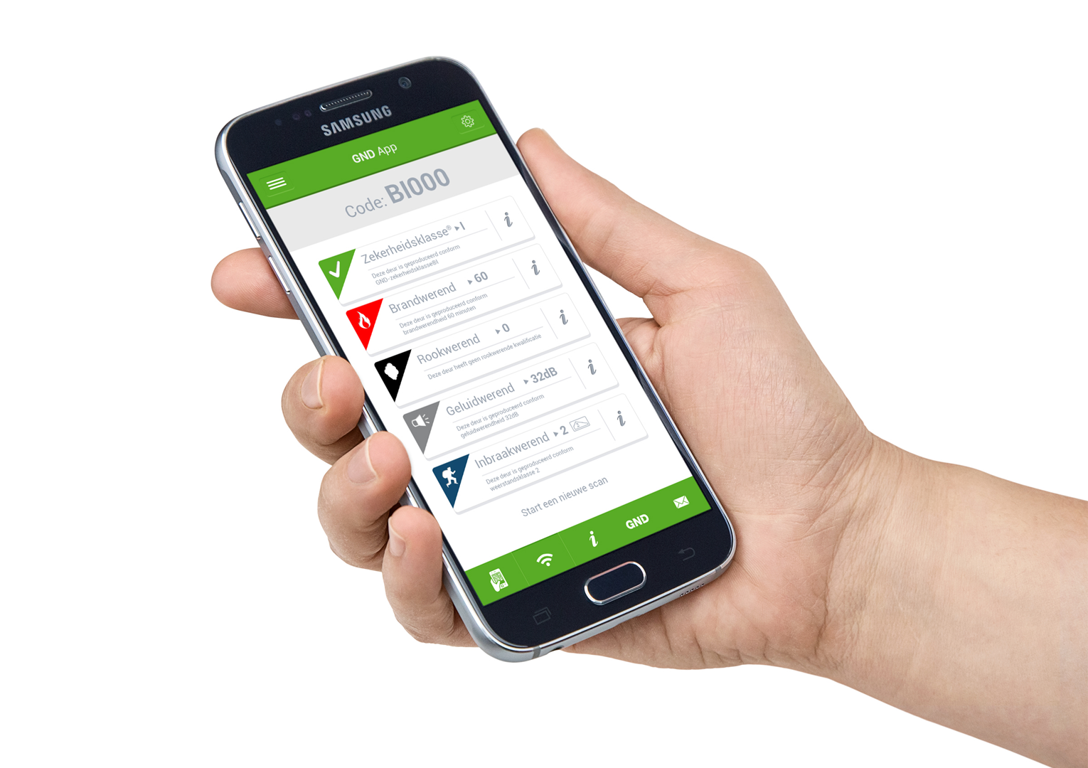 App GNDdeurscanner App GNDdeurscanner