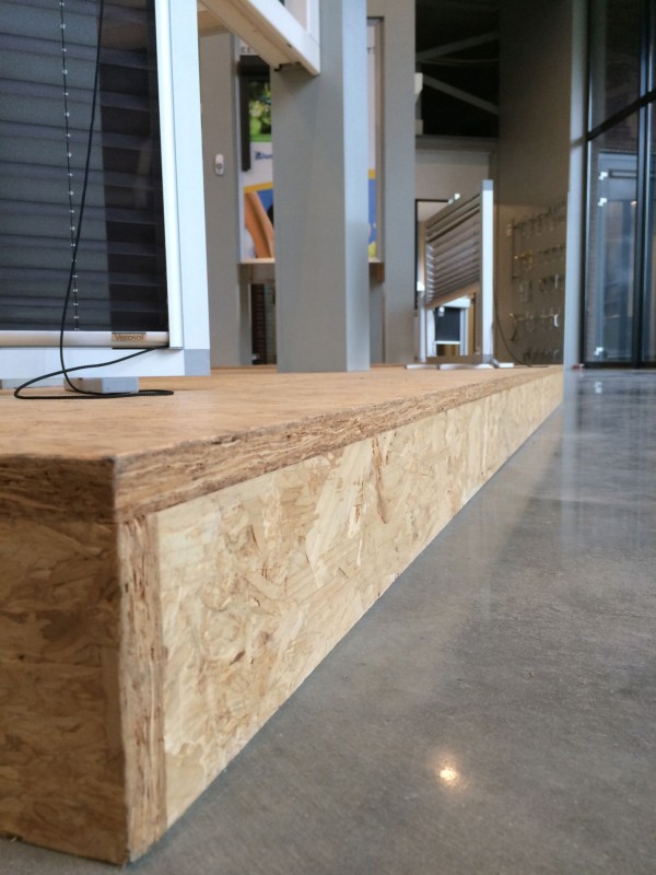 Smartply OSB3-plaatmateriaal fraaie en betaalbare oplossing voor productdisplays