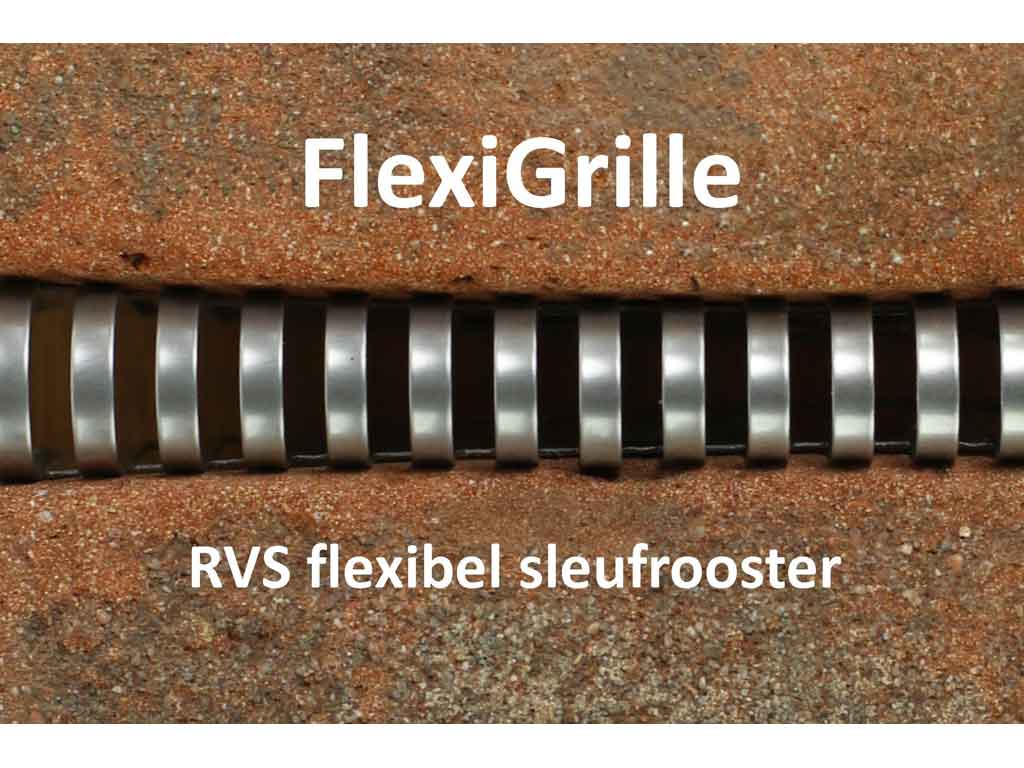 Flexibele RVS ventilatiestrip voor sleuven in de bouw Flexibele RVS ventilatiestrip voor sleuven in de bouw