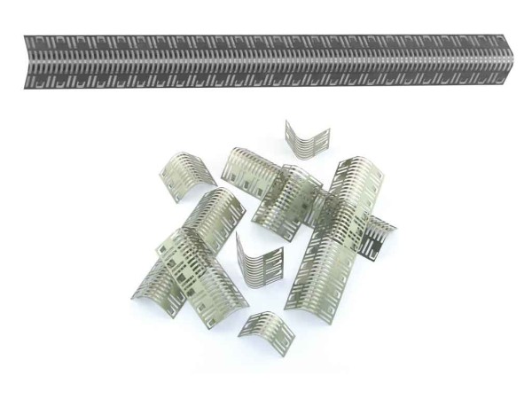 Flexibele RVS ventilatiestrip voor sleuven in de bouw