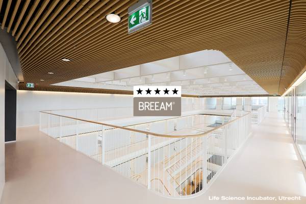 Duurzaam plafond- of wandsysteem levert credits voor BREEAM