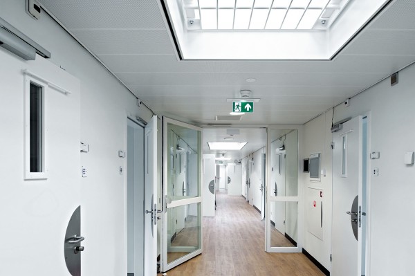 Noodverlichting aangestuurd door DALI in TBS-kliniek