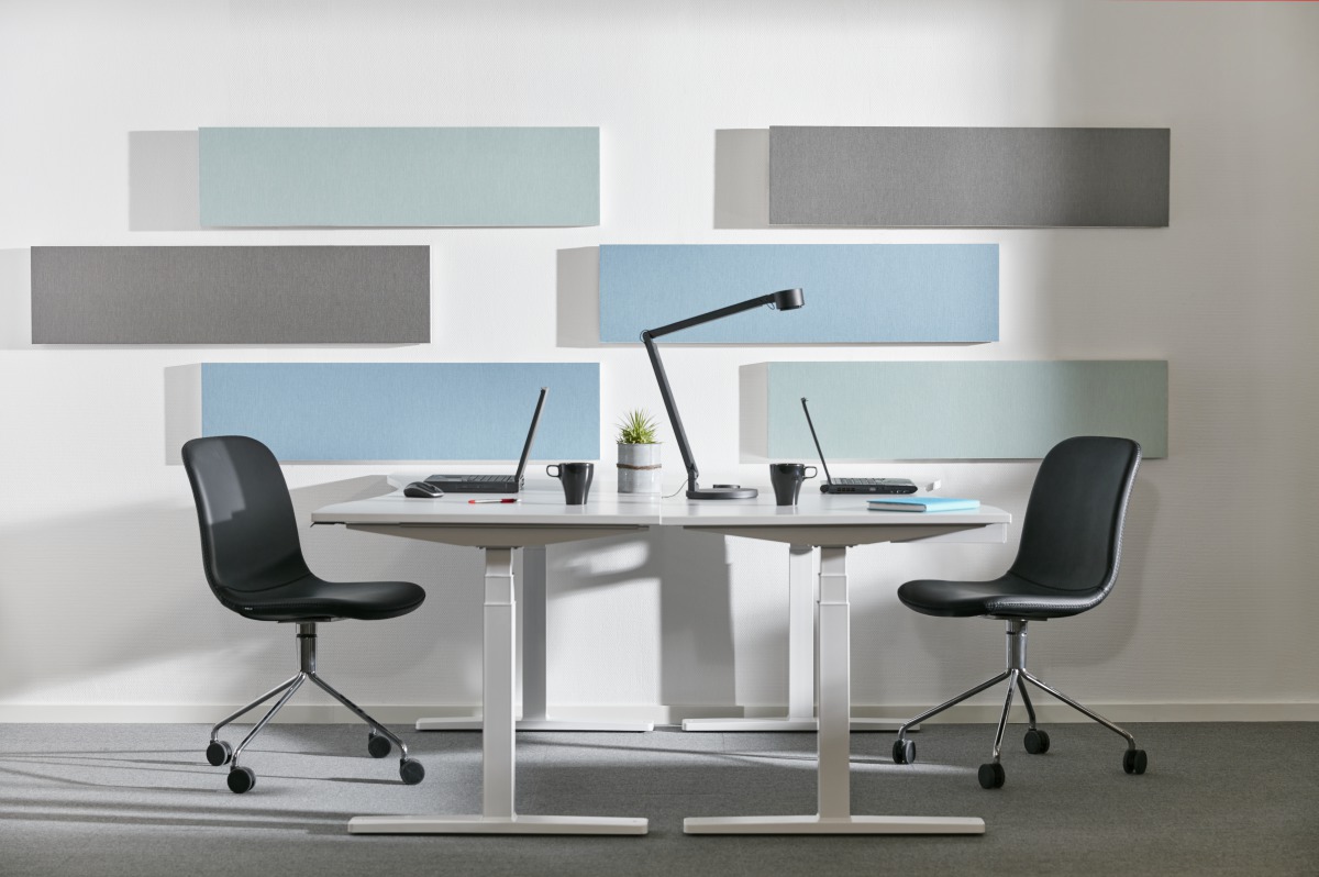 Decoratieve akoestiek aan de wand Decoratieve akoestiek aan de wand