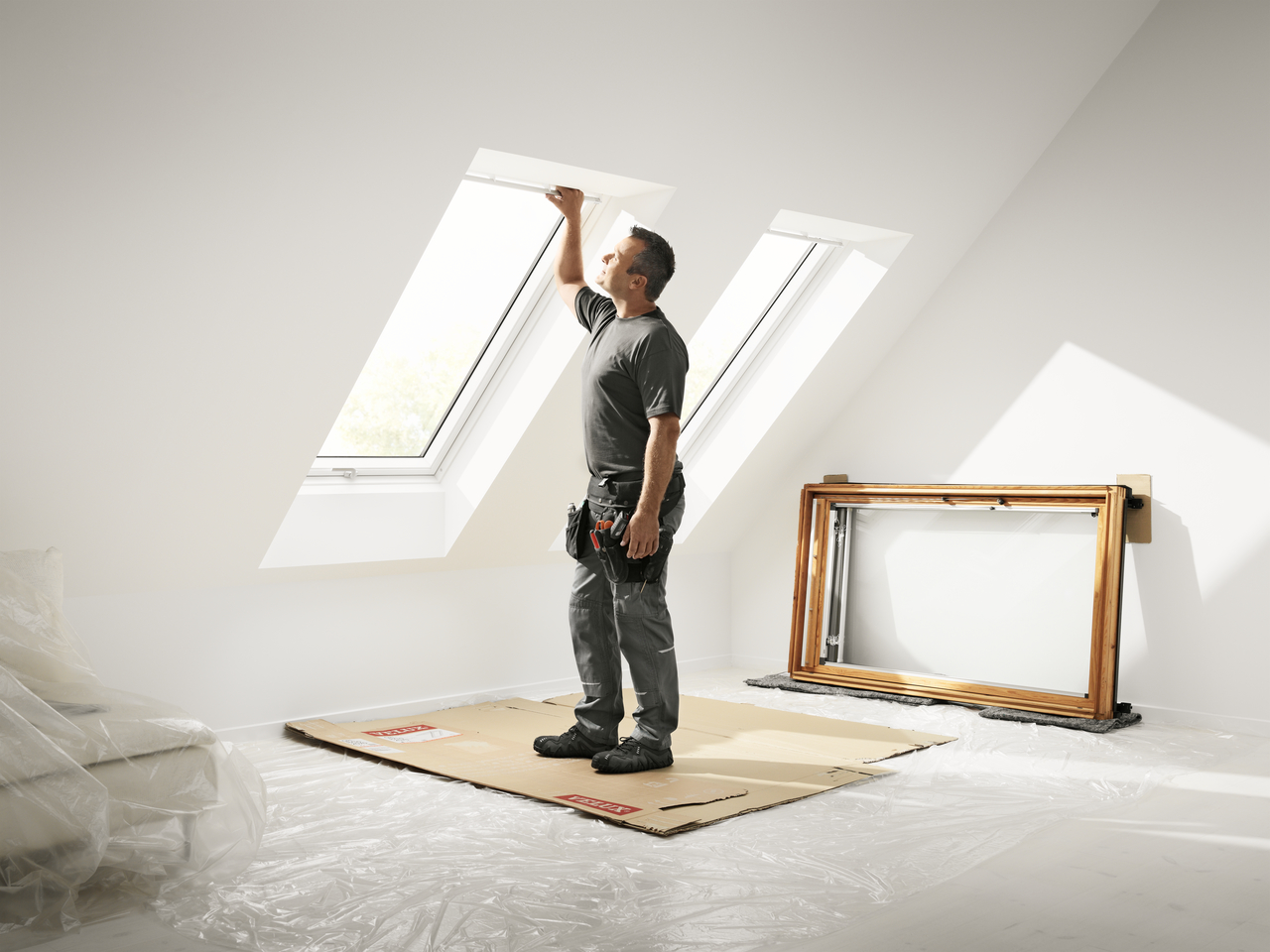 VELUX renovatiegootstuk voor vervanging van dakramen VELUX renovatiegootstuk voor vervanging van dakramen