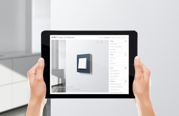 Gira designconfigurator: nu met augmented reality-functie