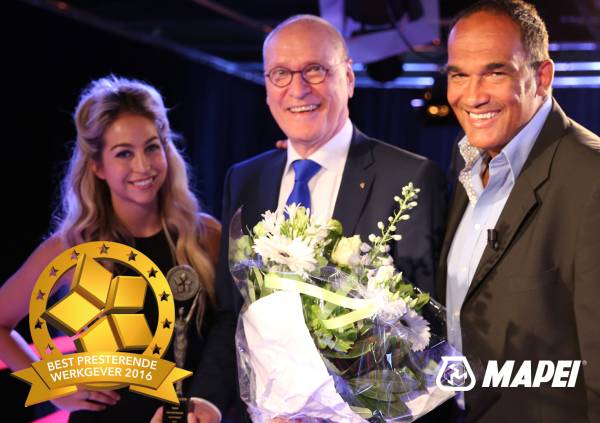 Mapei wint Nationale Business Succes Award in de branche ‘Lijmen en Kitten’