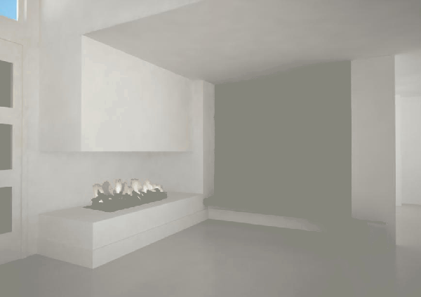 Knuffelmuur in moderne vorm: ontwerp van Studio Kaart, Uitbreiding & Interieur Villa Amstelveen