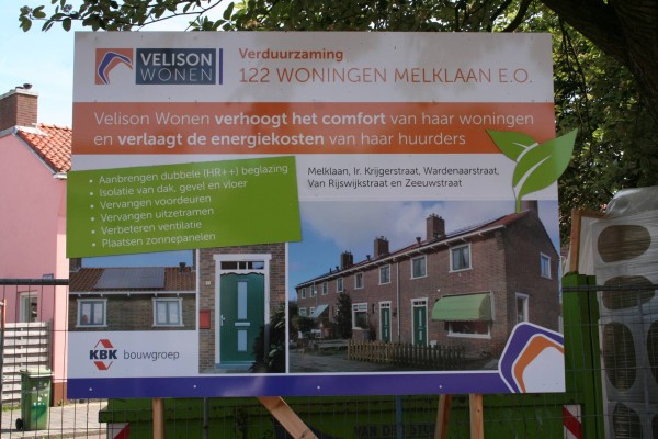 Velison wonen verduurzaamt 122 woningen in velsen-noord