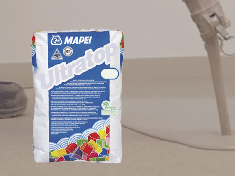 Ultra sterke vloer met betonlook - Ultratop van Mapei