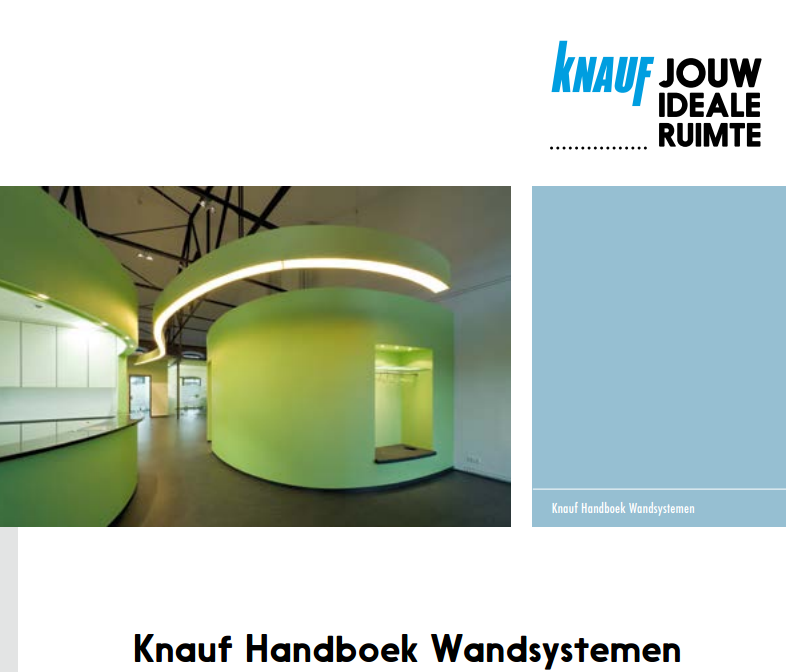 Knauf introduceert het Knauf Handboek Wandsystemen 