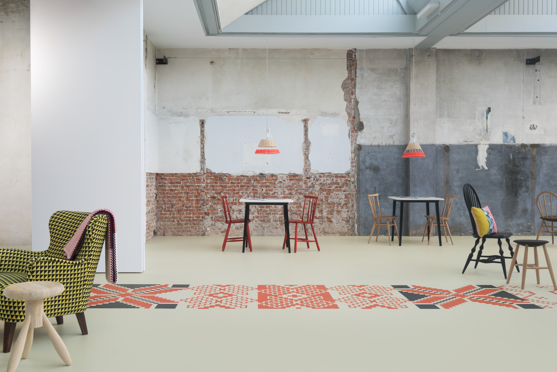 Hippe ontwerpers showen mogelijkheden Marmoleum Imagine Hippe ontwerpers showen mogelijkheden Marmoleum Imagine