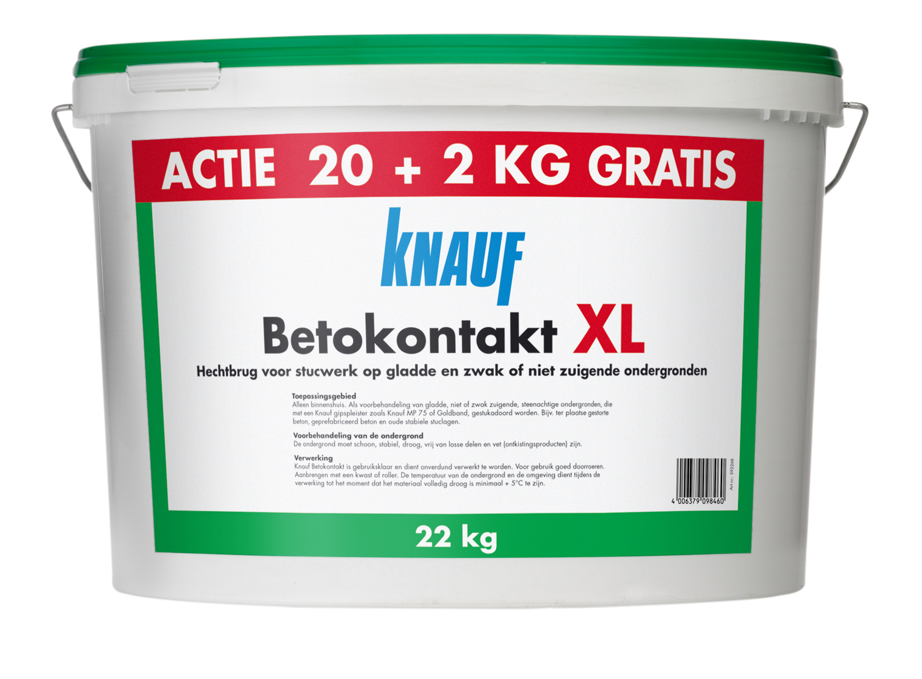 Knauf voorstrijkactie: Betokontakt XL en Spraykontakt XL Knauf voorstrijkactie: Betokontakt XL en Spraykontakt XL