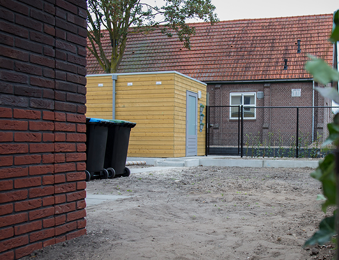 Keerwanden bij herstructurering Vogelbuurt in Apeldoorn Keerwanden bij herstructurering Vogelbuurt in Apeldoorn