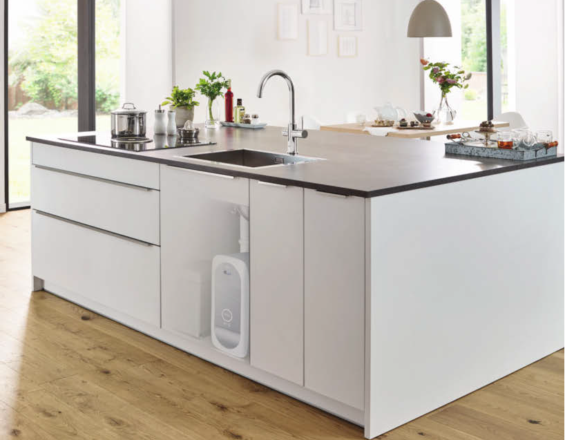 Grohe Blue Home: Plat, licht bruisend of bruisend water uit je eigen keukenkraan Grohe Blue Home: Plat, licht bruisend of bruisend water uit je eigen keukenkraan