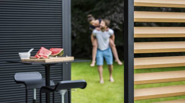 Renson Camargue terrasoverkapping Loggialu Wooddesign