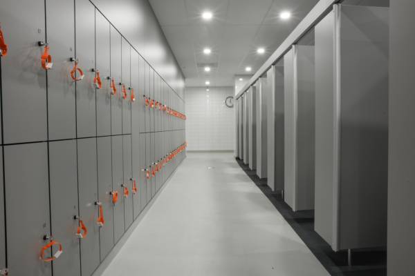 Sanitaire cabines Model VV van Leerkotte BV