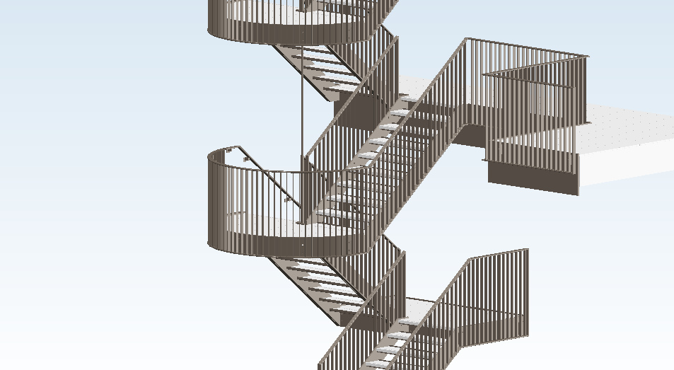3D-BIM engineering van Stalen Trappen door Straatman B.V. 3D-BIM engineering van Stalen Trappen door Straatman B.V.