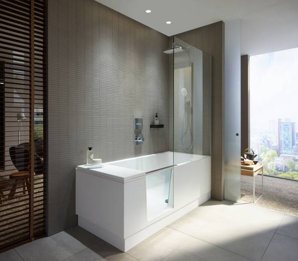 Walk-In douche en ligbad