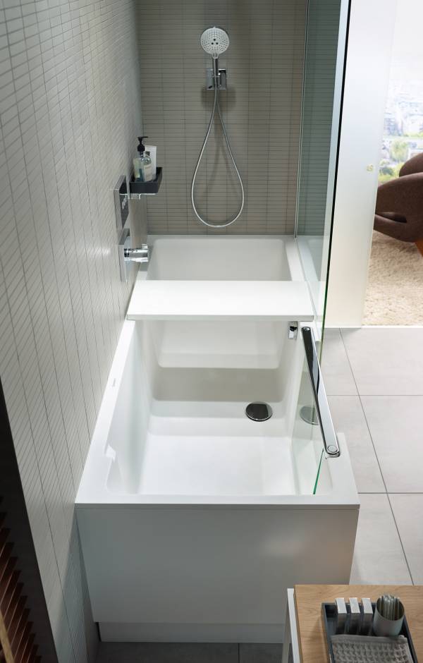 Walk-In douche en ligbad