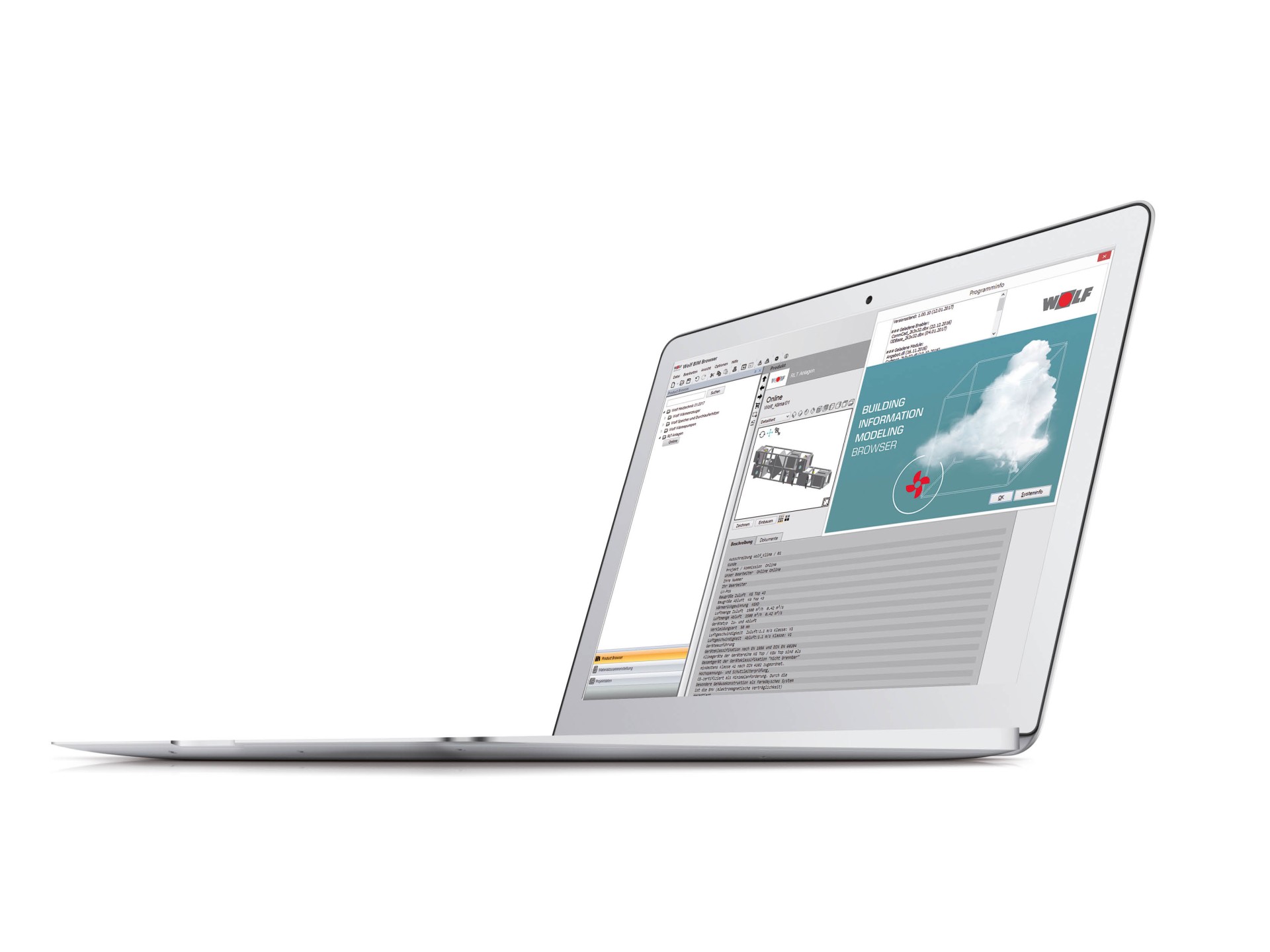 WOLF is BIM-ready met de WOLF BIM-browser WOLF is BIM-ready met de WOLF BIM-browser