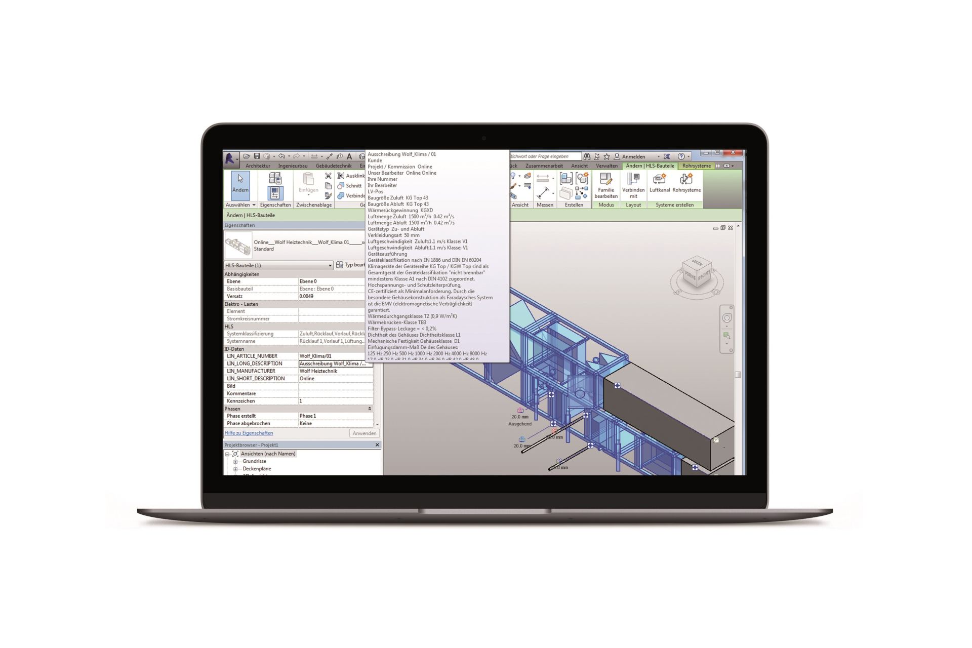 WOLF is BIM-ready met de WOLF BIM-browser WOLF is BIM-ready met de WOLF BIM-browser
