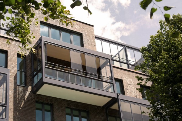 Solarlux prefab-balkons voor flatrenovaties 