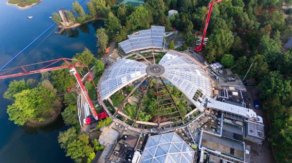 Nieuwe lichtkoepel van 3.480m2 voor Center Parcs