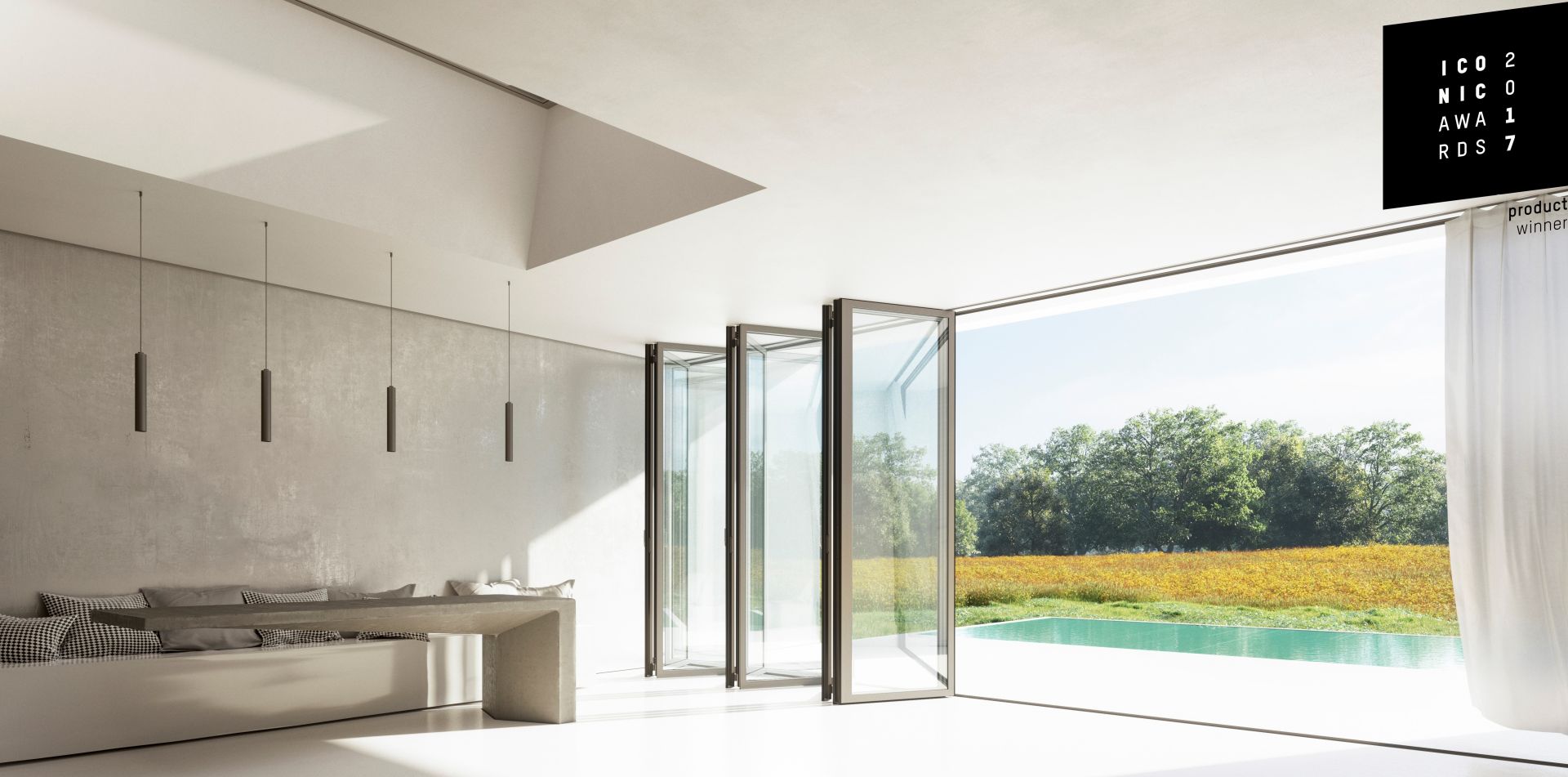 Solarlux wint met glas-vouwwand Ecoline & Highline 2 ICONIC AWARDS Solarlux wint met glas-vouwwand Ecoline & Highline 2 ICONIC AWARDS