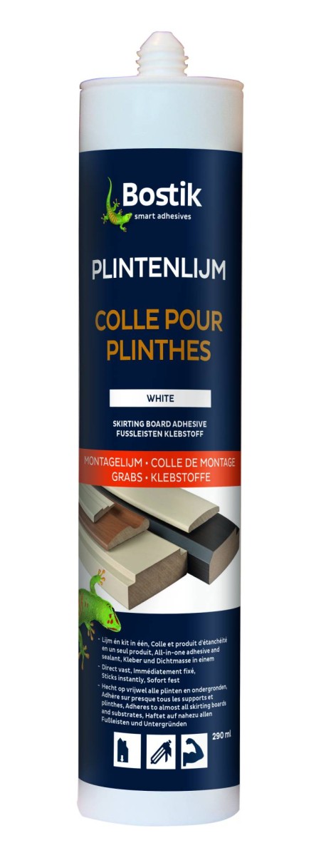 De nieuwe Bostik plintenlijm: Snel, vast en zeker!