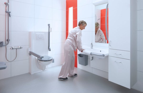 Bano in hoogte verstelbare wastafel