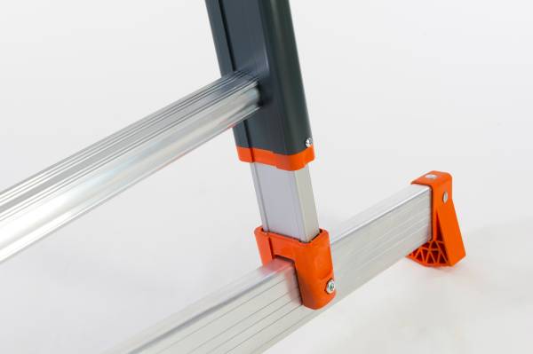 Smart Level Ladder met verstelbare laddervoet voor werken op ongelijke ondergrond