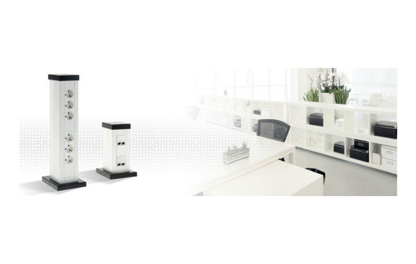 Nieuwe stalen Colonnette CL-SO en wandgootsysteem GWO Snap-on 