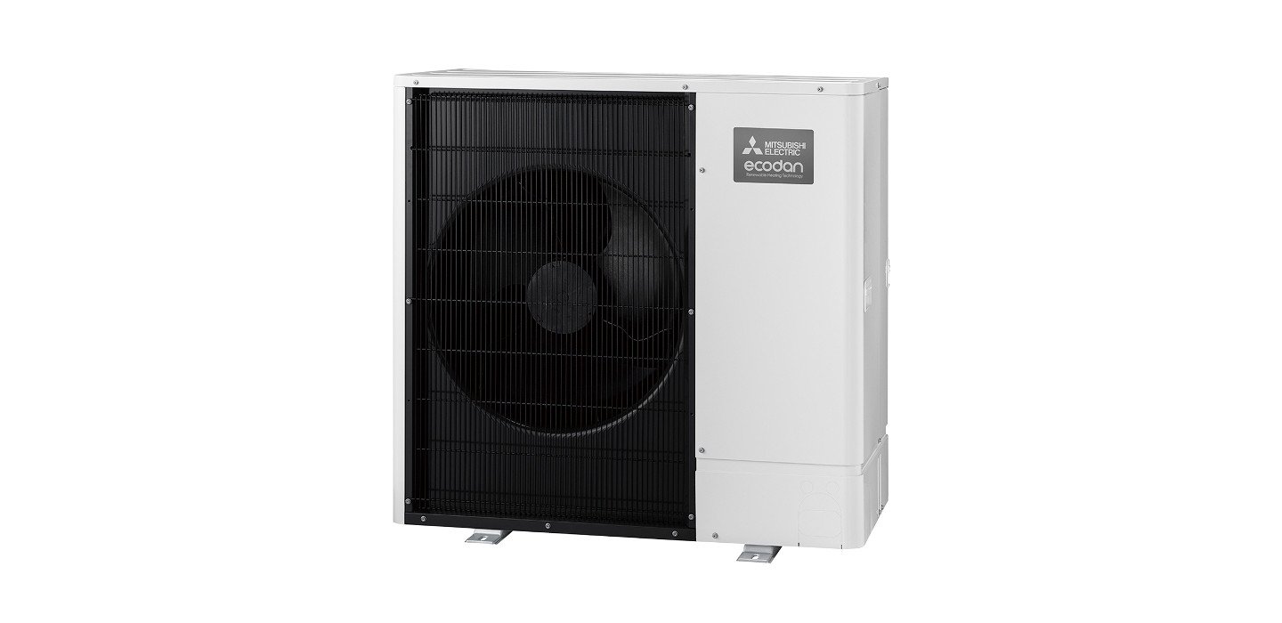 Vernieuwde buitenmodules Ecodan warmtepomp zetten de standaard Vernieuwde buitenmodules Ecodan warmtepomp zetten de standaard
