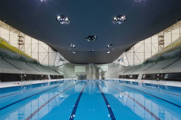 Foreco Safewood toegepast in London Aquatic Centre
