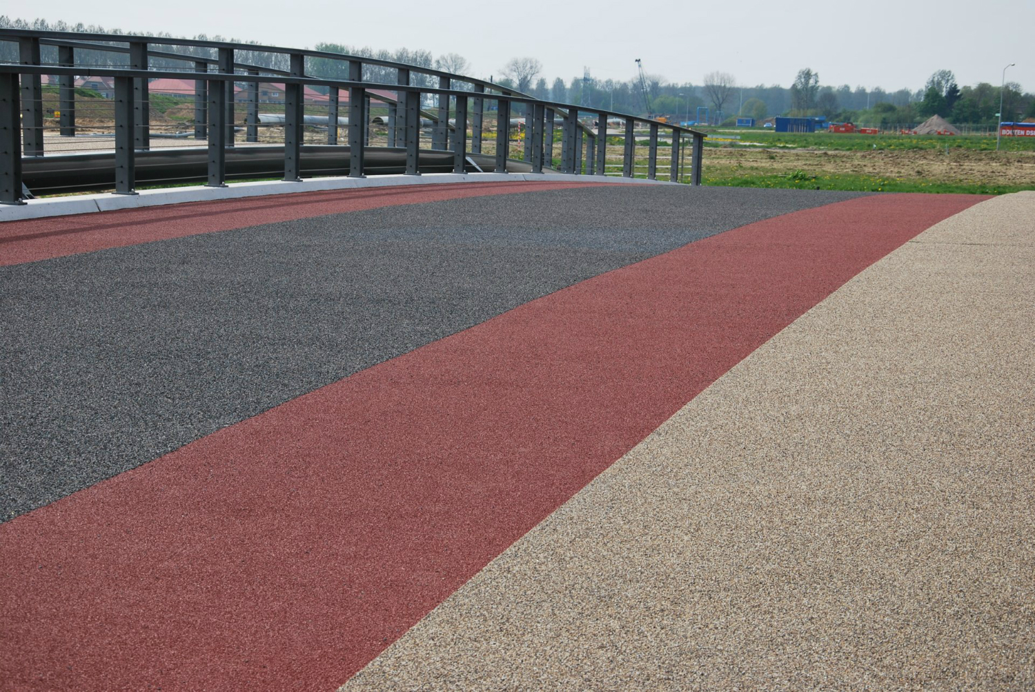 Slijtlaat Himgrip NT op brugdek aangebracht door Gacon Slijtlaat Himgrip NT op brugdek aangebracht door Gacon