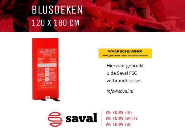 Blusdeken 120 x 180 cm Saval