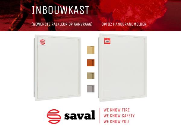 Inbouwkast Saval, haspelkast voor inbouw