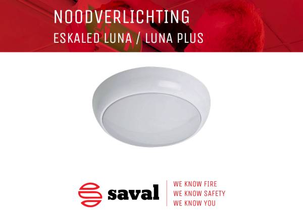 Noodverlichting ESKALED LUNA Saval