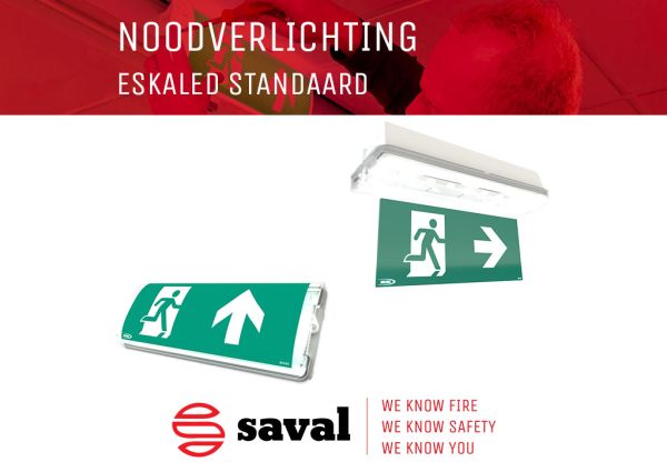 Noodverlichting ESKALED standaard Saval