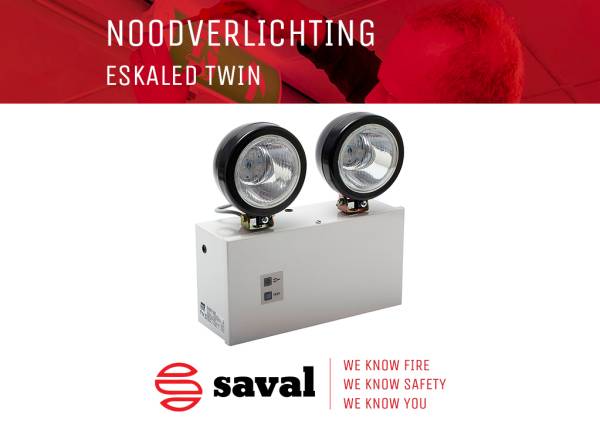 Noodverlichting ESKALED TWIN Saval