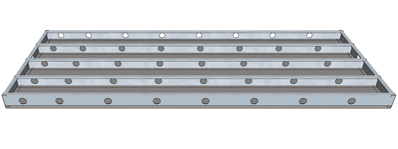 LEWIS Steelframe Concrete Floor - module