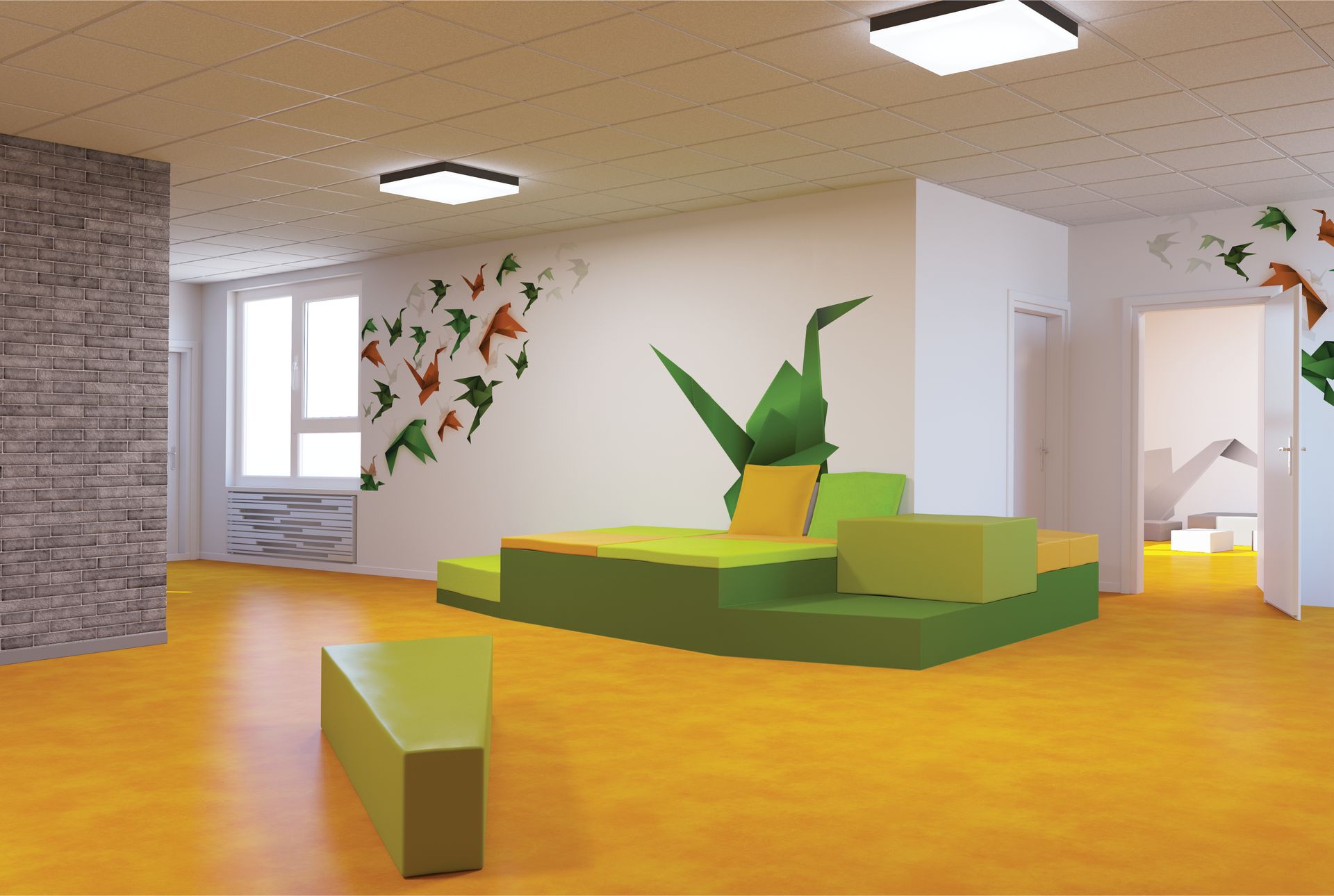 Kleurrijk Sarlon Modul'Up van Forbo Flooring