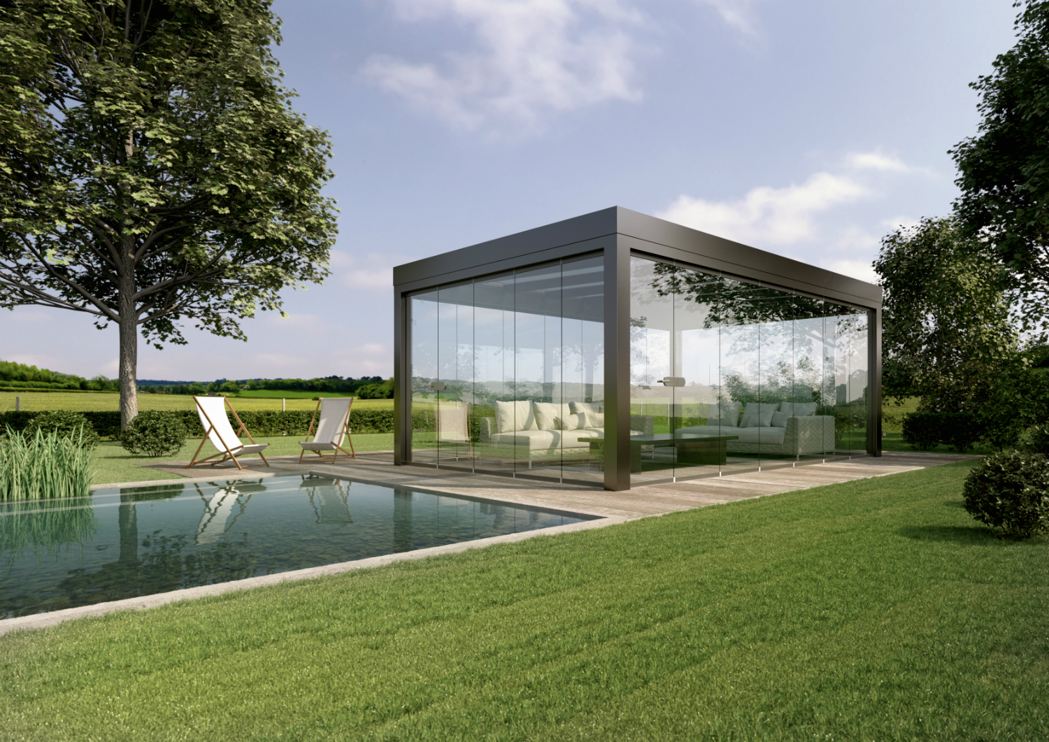 Terrasoverkapping SDL Acubis van Solarlux Terrasoverkapping SDL Acubis van Solarlux
