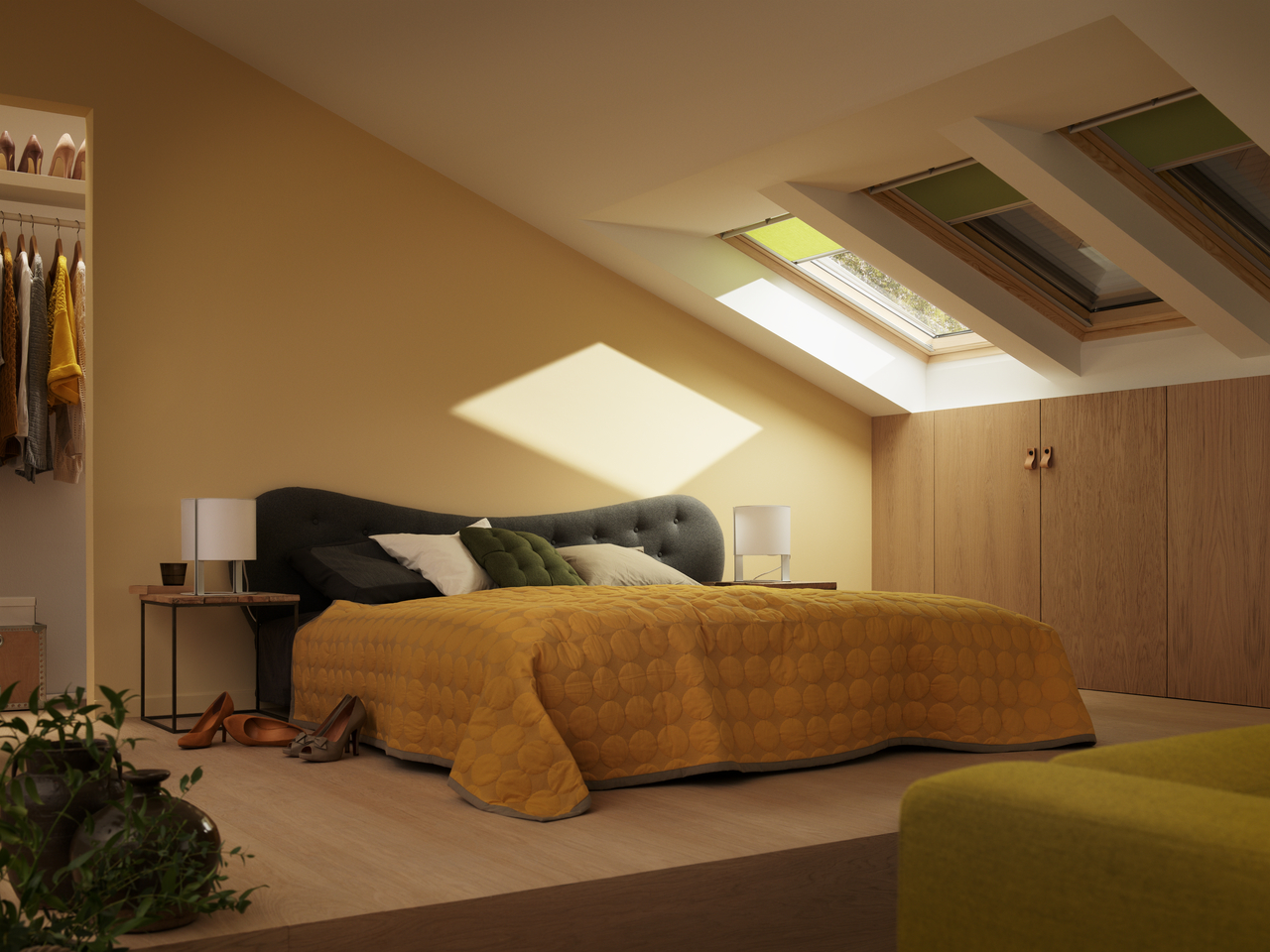 Velux rolluiken voor zonwering, isolatie en verduistering Velux rolluiken voor zonwering, isolatie en verduistering