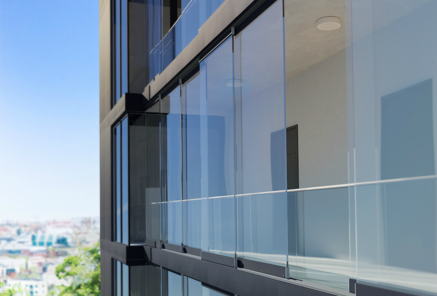 Solarlux schuifsysteem SL23 balkonbeglazing Solarlux schuifsysteem SL23 balkonbeglazing