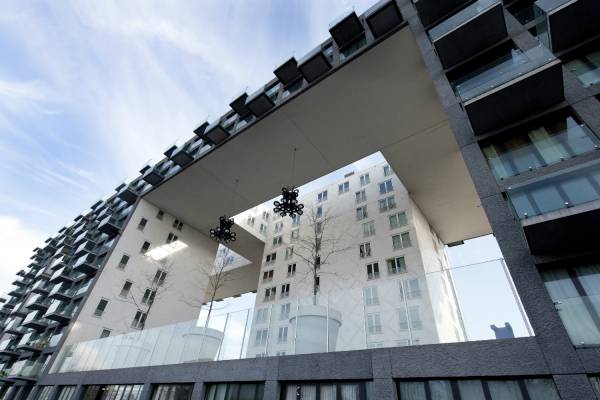 PowerPanel HD gevelbeplating, appartementencomplex Parkrand Amsterdam