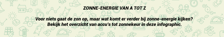Banner infographic zonne-energie