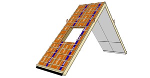 IsoBouw SlimFix XT Prefab, dubbelschalige daksegmenten