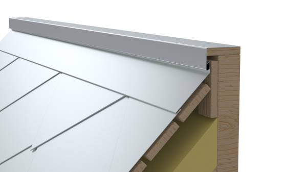 NedZink NTZ-Losangesysteem dakbedekking bovenaansluiting